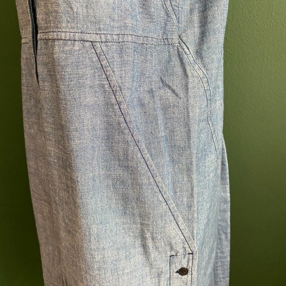 Proenza Schouler Chambray V-Neck Dress - Picture 10 of 15